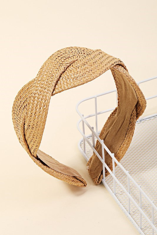 Straw Braided Headband