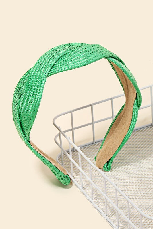 Straw Braided Headband