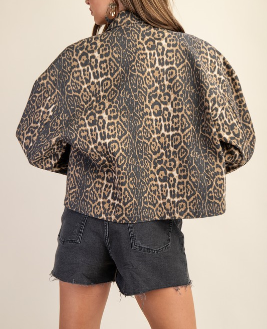 Leopard Print Jacket