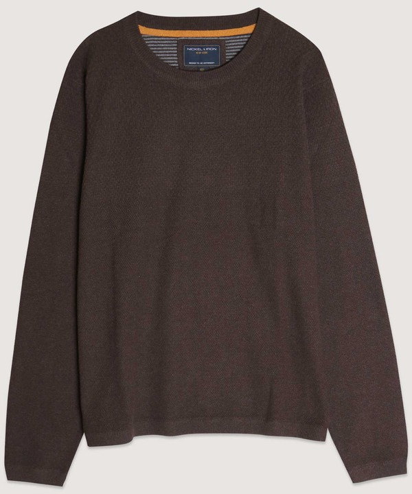 Crew Neck Sweater - Chocolate