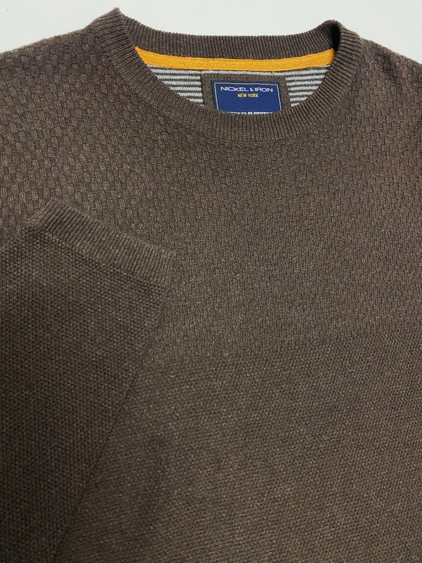 Crew Neck Sweater - Chocolate