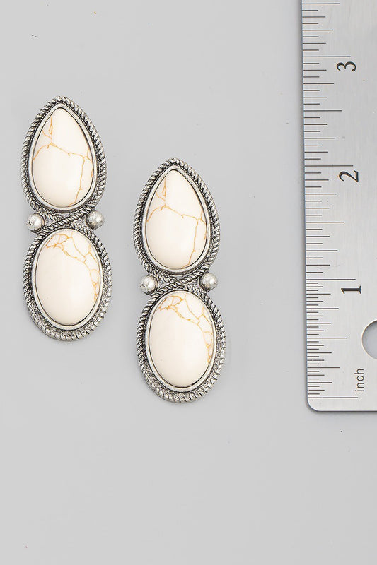 Drop Earrings - Turquoise