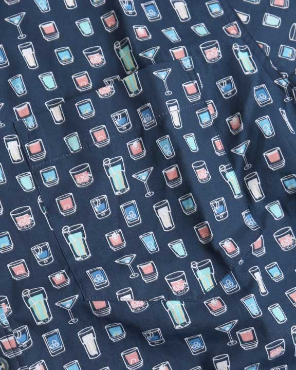 Mixed Drink Button Down