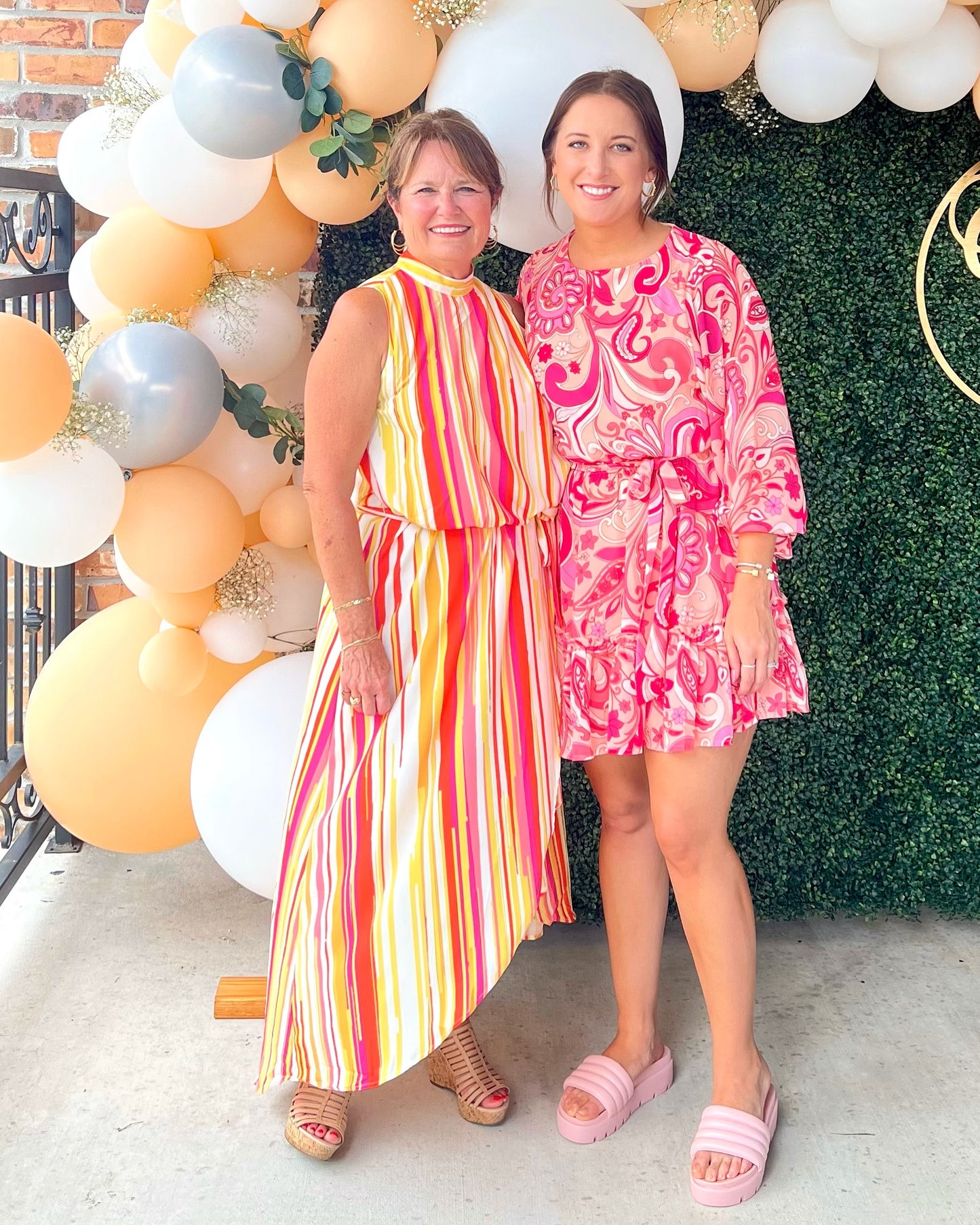 Platform Slip-On Sandals - Blush