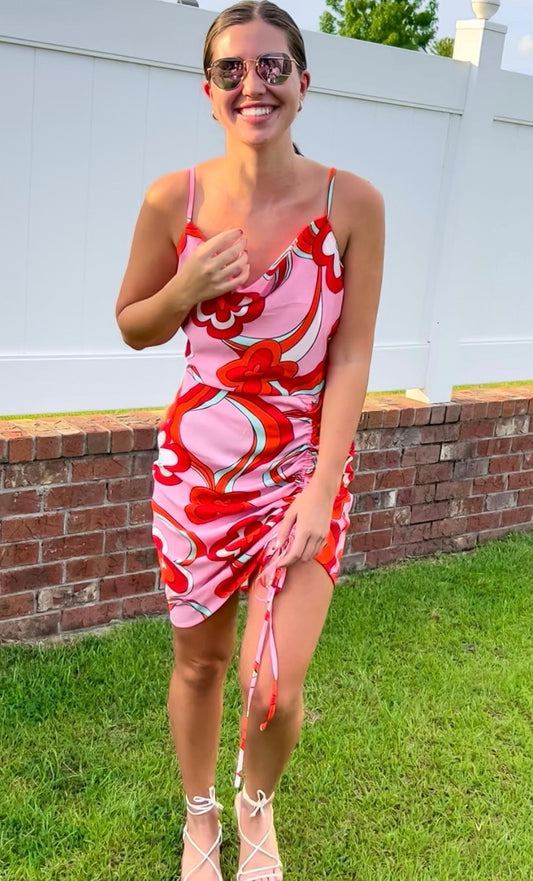 Cowl Neck Cami Dress