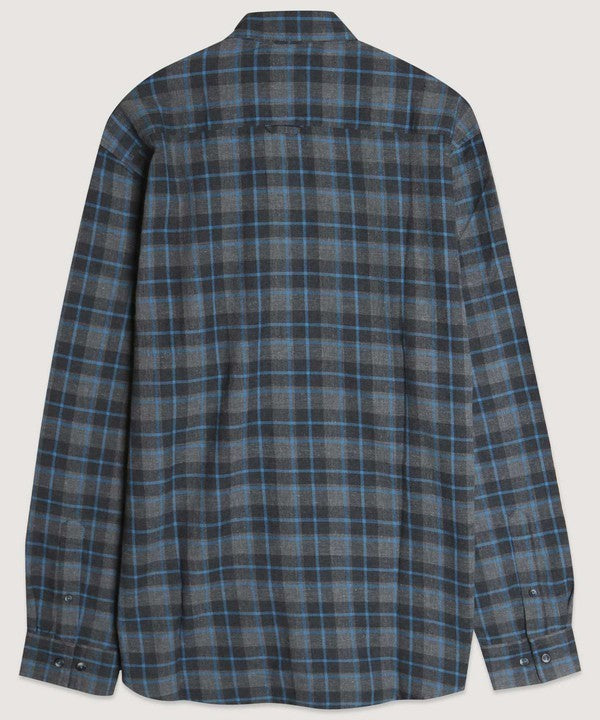 Flannel Button Down - Blue/Black