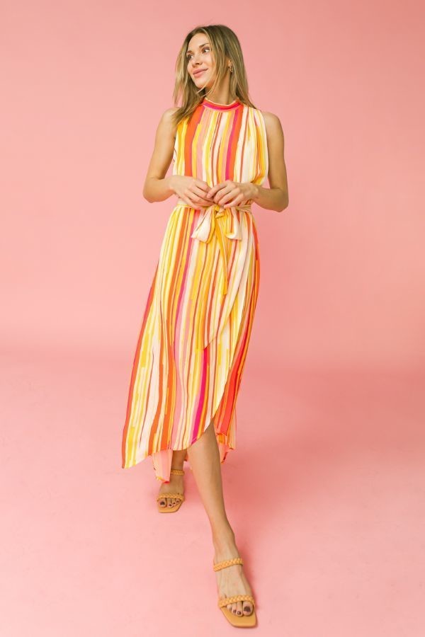 High-Low Maxi Dress