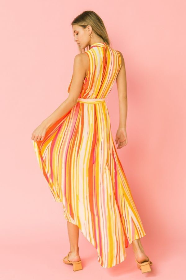 High-Low Maxi Dress