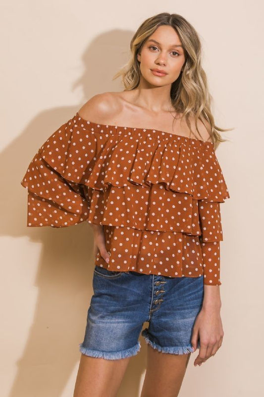 Off the Shoulder - Three Layer Top